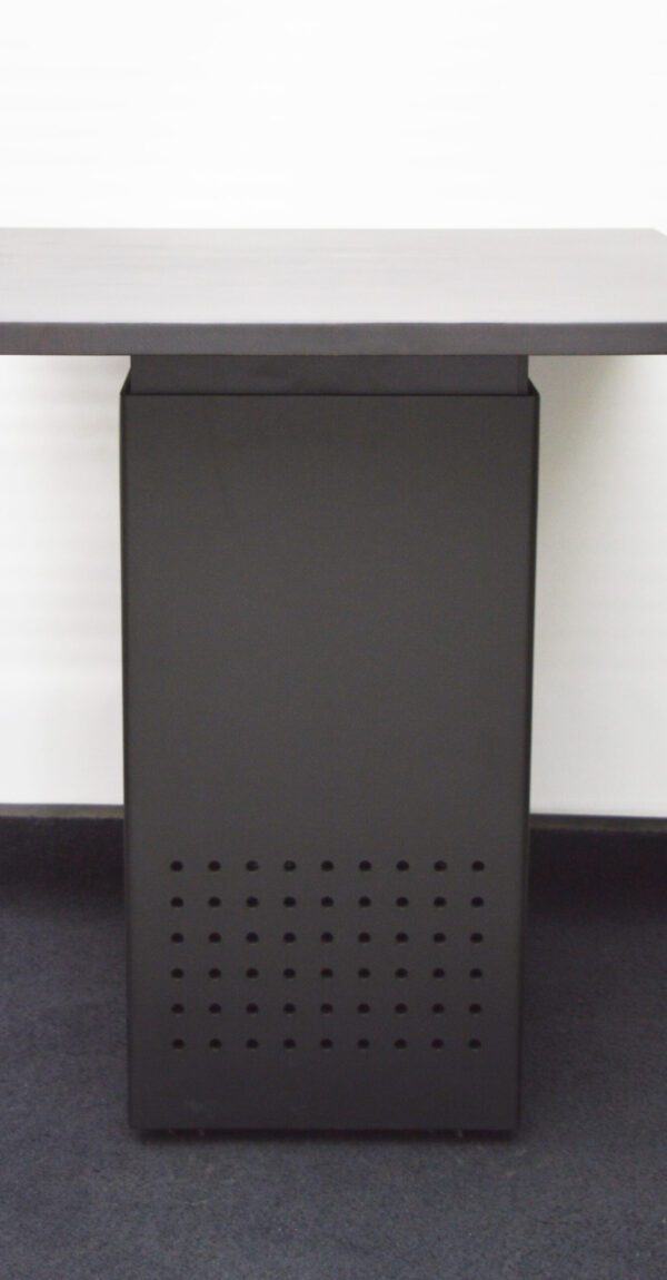 MM Box anthrazit struktur mit Platte Holz schwarz MM Box anthrazit struktur mit Platte Holz schwarz